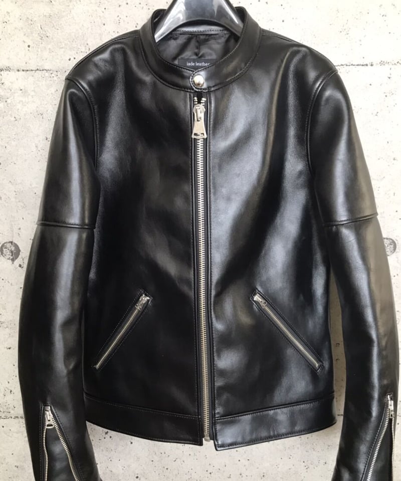 肩幅44cmiade leather M シングルライダース 本革 ホース - ジャケット