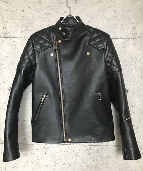 【受注生産】セミオーダーキルティングWライダース/左袖ZIPあり