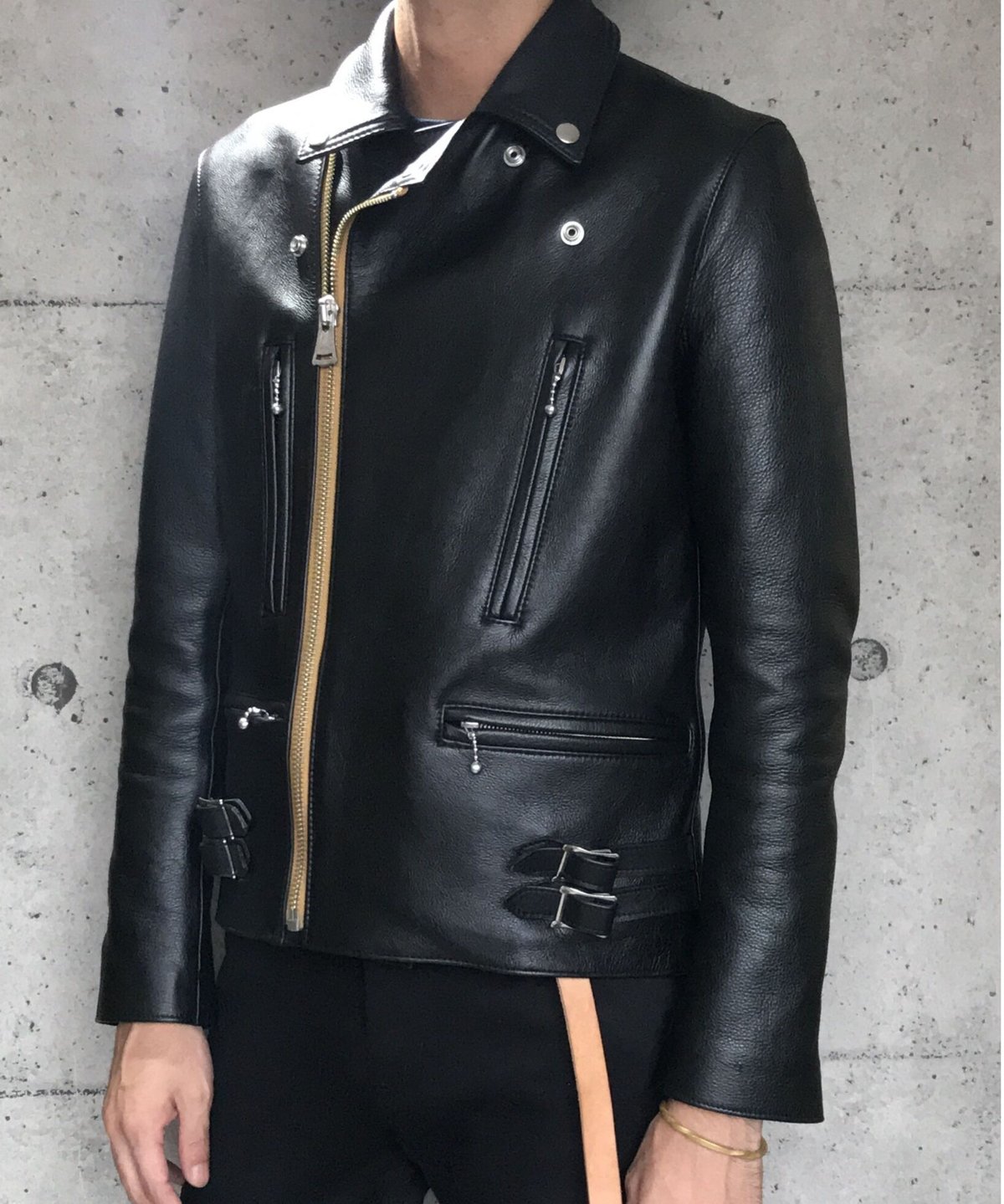 オーダーメイドダブルライダース　iade leather 受注生産】セミオーダー/T-0114/ Wライダース | iade leather