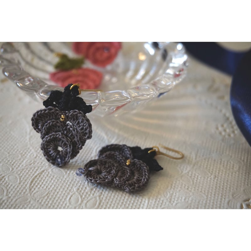 studio753 /トルコ伝統手芸オヤ 刺繍ピアス | magnolia