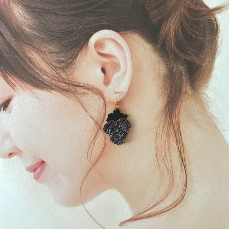 studio753 /トルコ伝統手芸オヤ 刺繍ピアス | magnolia studio753 /トルコ伝統手芸オヤ 刺繍ピアス | magnolia