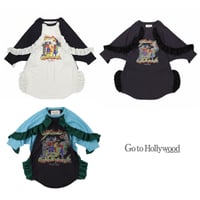 2022 S/S 　Go to Hollywood ゴートゥーハリウッド 1222403 テンジク　WIZARDS　TEE 【130~140】【ブルー】