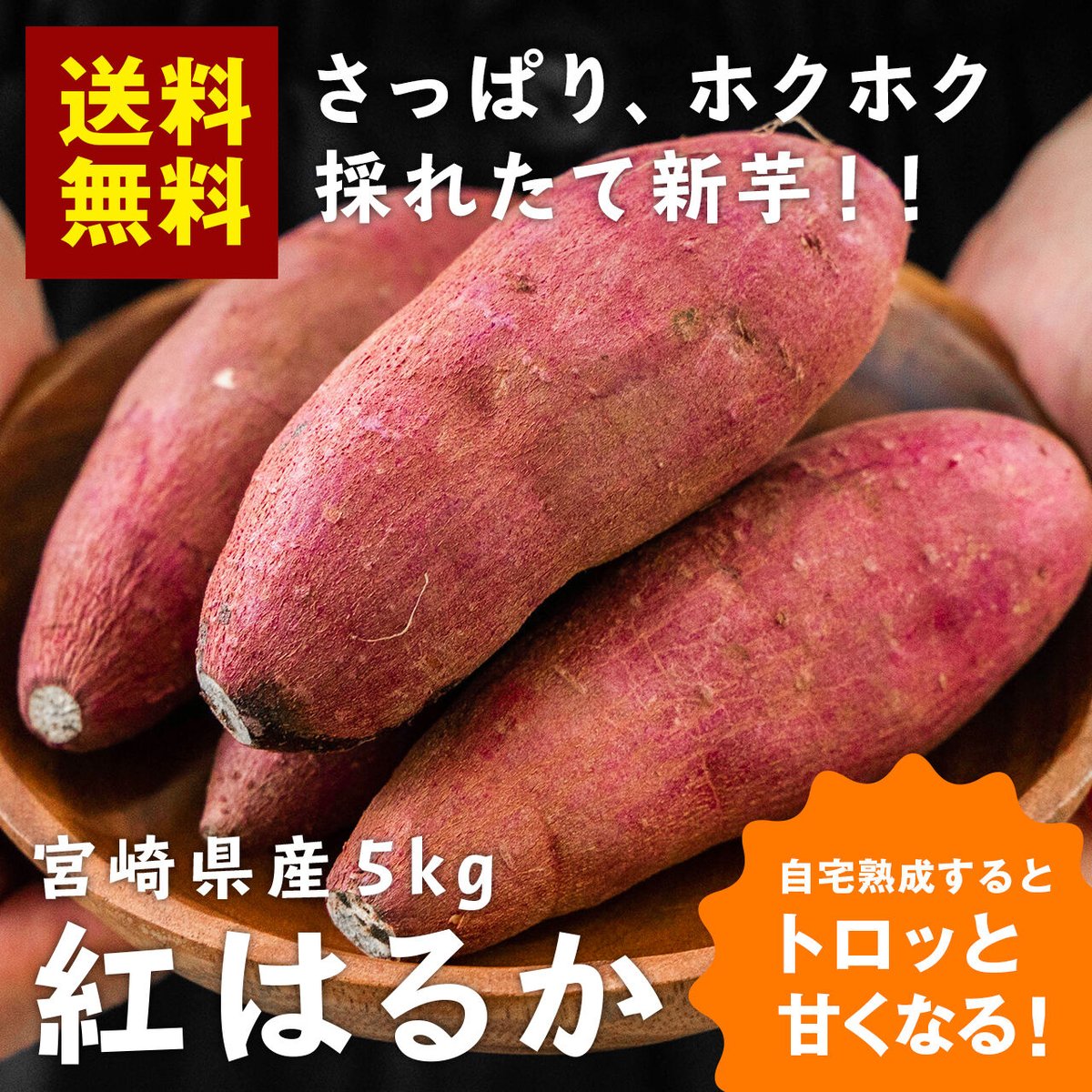 【品番S5K】紅はるか(セッコウ)5kg★茨城県ひたちなか特産干し芋★