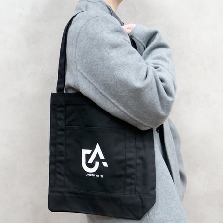 【Tote bag】2023 UA logo トートバッグ［BLACK×WHITE］