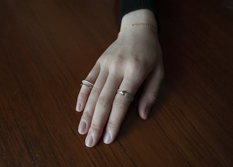 Golden drop ring