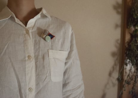 tile&liberty brooch