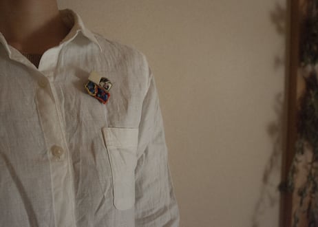 tile&liberty brooch