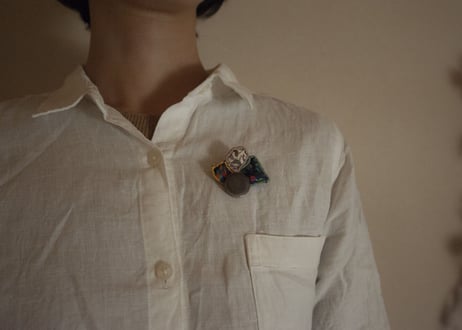 tile&liberty brooch