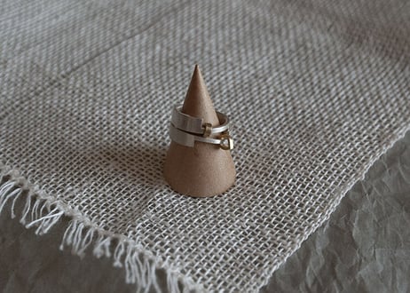 Golden drop ring