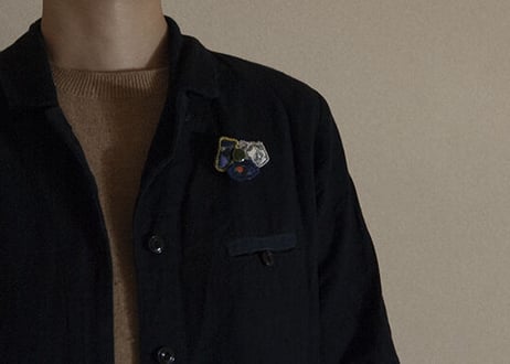 tile&liberty brooch
