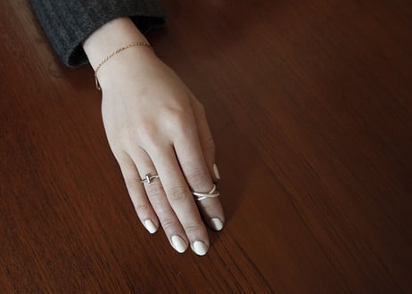 Doubly line ring