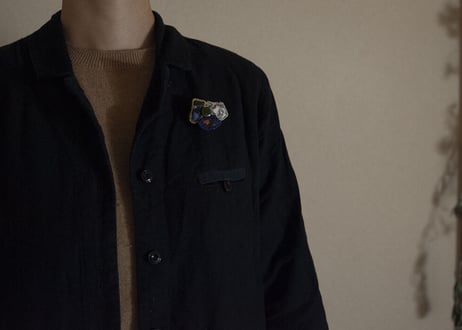 tile&liberty brooch