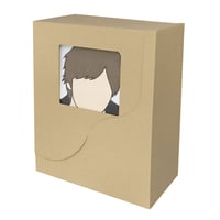 うちわ収納ボックス　四角窓