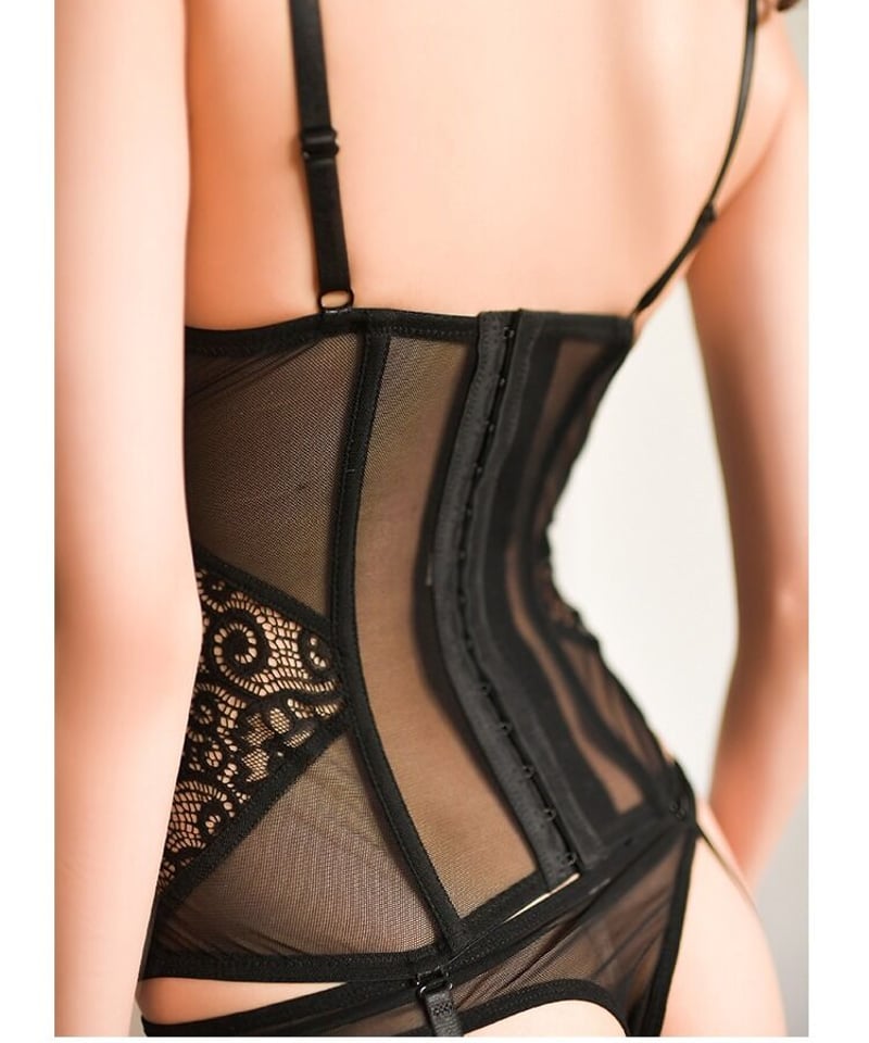 ボディビスチェ セクシー コルセット レースアップ | KIREKAJI