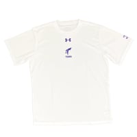 【NEW】2022　アンダーアーマー　オリジナルロゴ入り　Tシャツ【ホワイト】