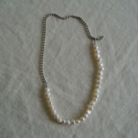 Pearl chain necklace
