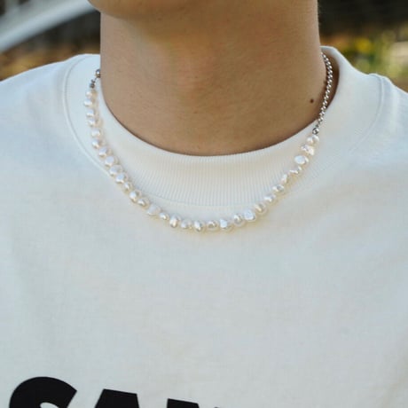 Pearl chain necklace