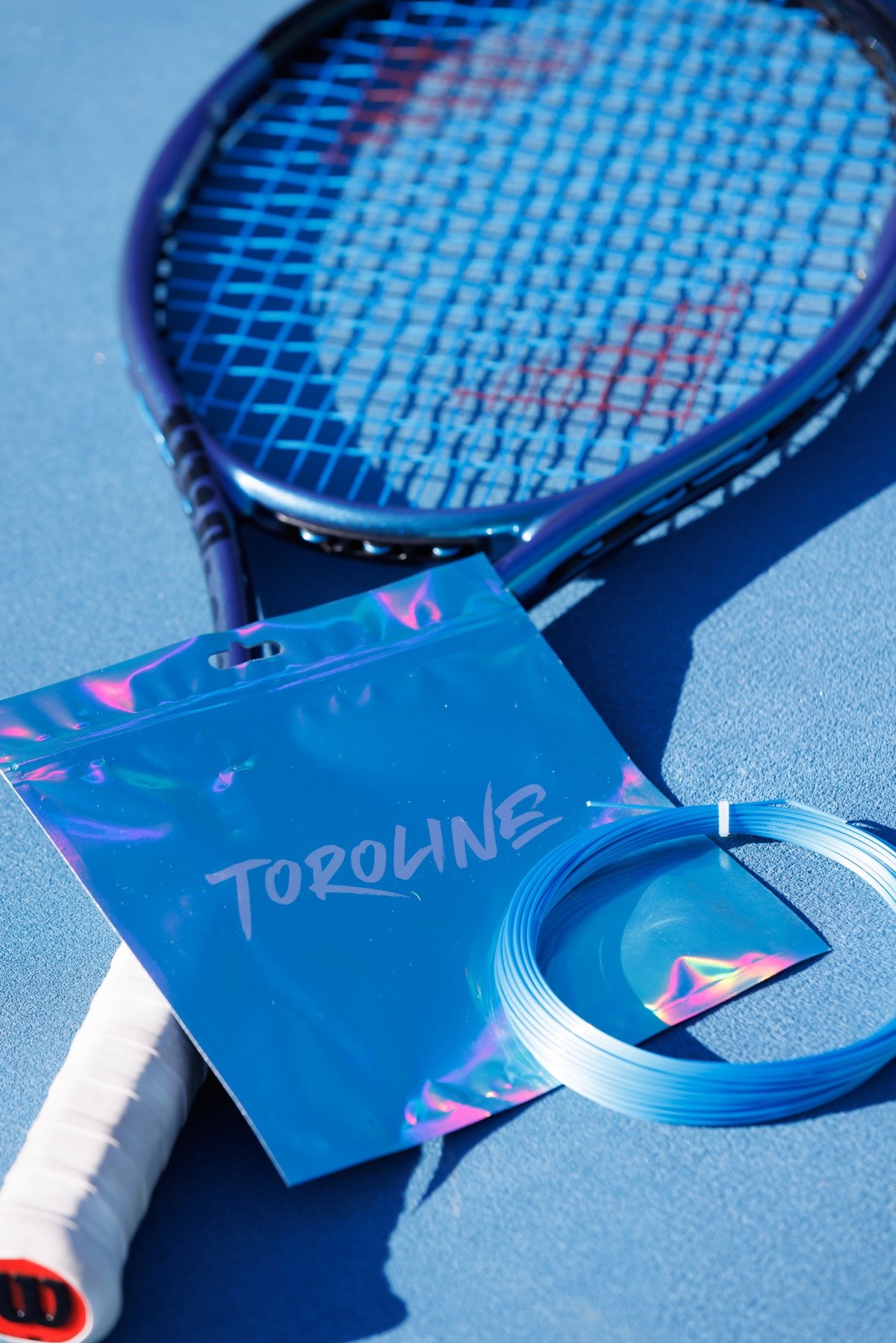 新品　未開封　TOROLINE EHTER トロライン　エーテル　100Mロール トロライン テニスストリング『ロール他』 ETHER BLUE/エーテル