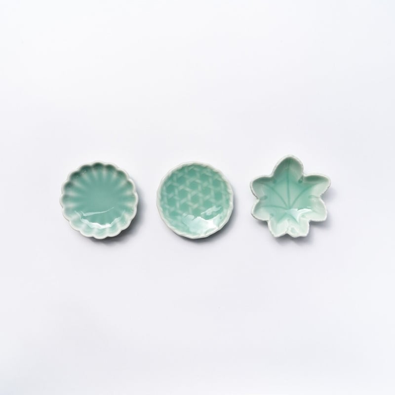 鍋島虎仙窯 青磁豆皿ギフトセット | 鍋島 虎仙窯オンラインストア