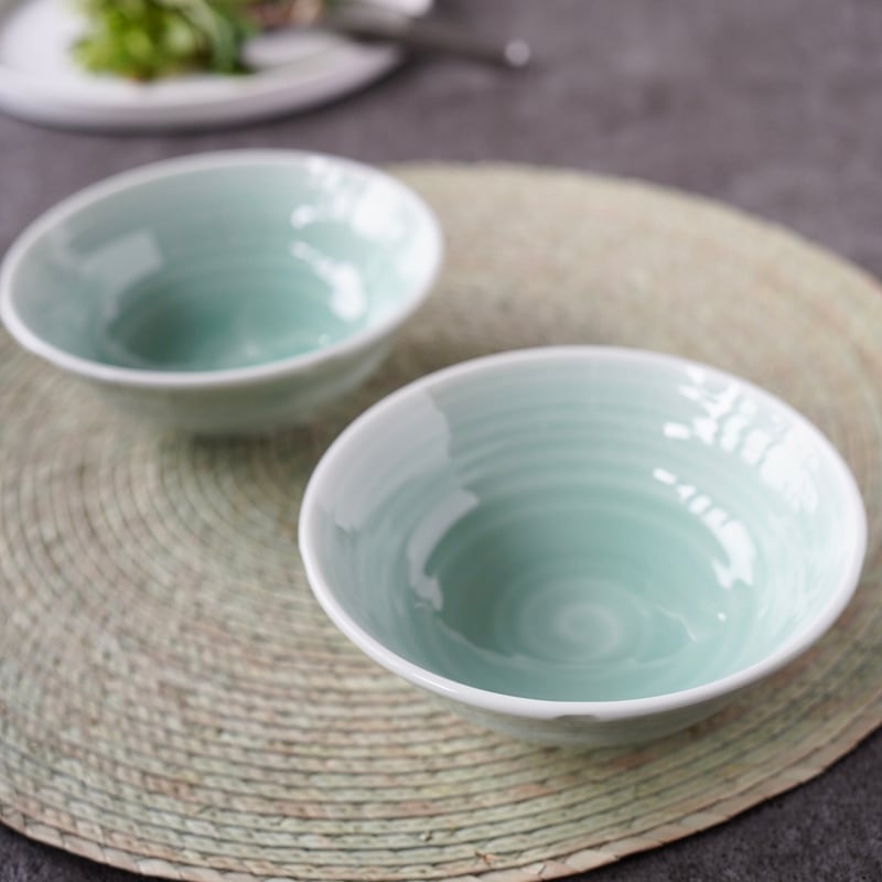 2026年新春福袋】青磁雫鉢セット＜Fセット＞ | 鍋島 虎仙窯オンライン