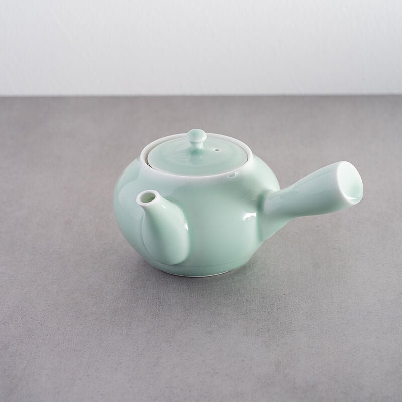 煎茶道具　青磁　急須　湯冷まし　善理 煎茶道具 青磁 急須 湯冷まし 善理 - メルカリ