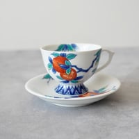 受注生産】色鍋島柘榴文5寸高台皿【2～3ヶ月でお届け】 | 鍋島 虎仙窯