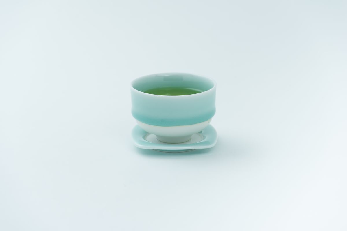 時代物 唐物青磁煎茶器 5客 時代物 唐物青磁煎茶器 5客 時代物