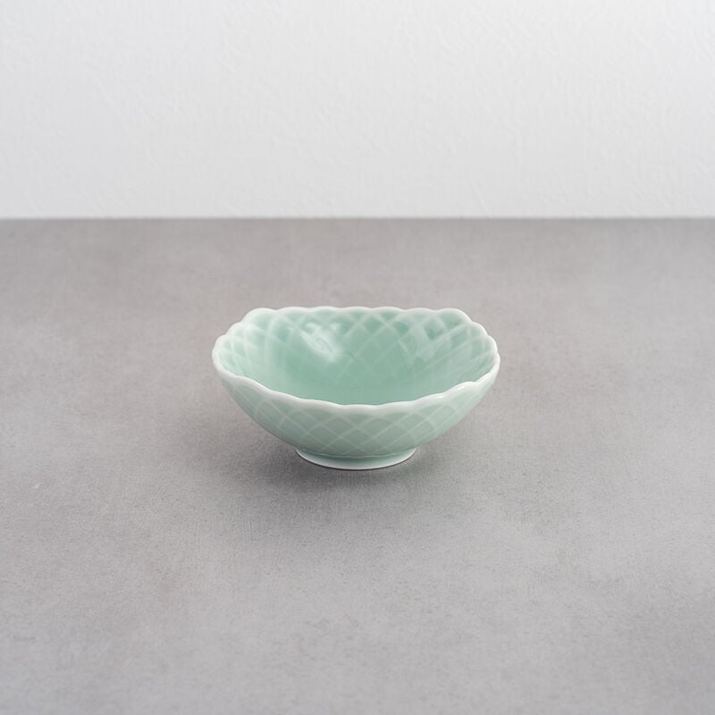 青磁網目小鉢 | 鍋島 虎仙窯オンラインストア