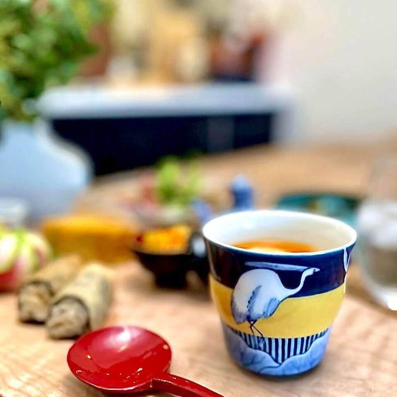 色鍋島蕎麦猪口【SAGI】 | 鍋島 虎仙窯オンラインストア