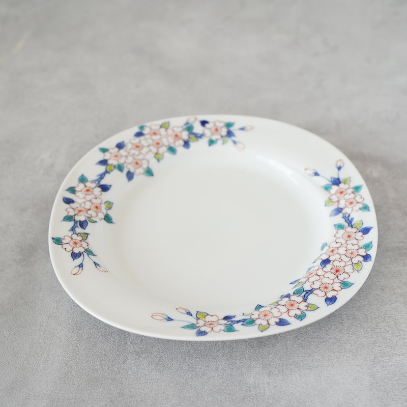 受注生産】色鍋島桜文ケーキ皿【2～3ヶ月でお届け】 | 鍋島 虎仙窯