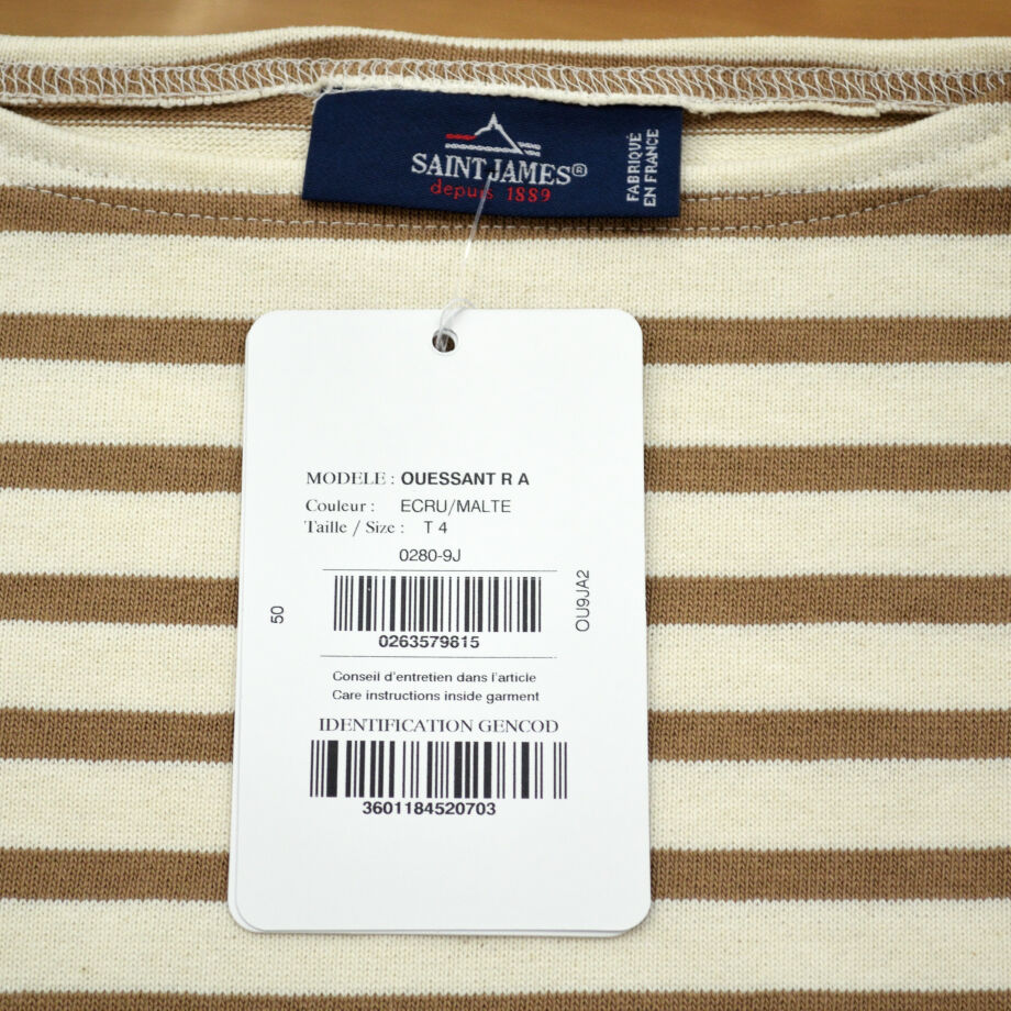 SAINT JAMES (セントジェームス) OUESSANT (ウエッソン) ECRU/MA