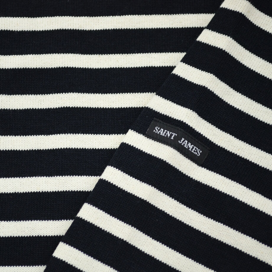 【美品】セントジェームス/ウェッソン/ECRU/NOIR 生成り/黒 T6 美品】セントジェームス/ウェッソン/ECRU/NOIR 生成り/黒 T6