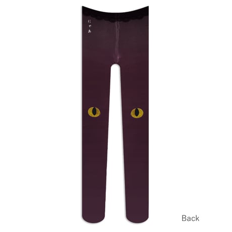 【復刻】28:26　8T-0023【猫のまたたき-ボルドー】タイツ