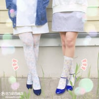 【キャラクターグッズ】カピバラさん　CS-0096【幾何学模様】プリントクルーソックス