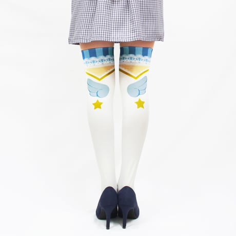 【復刻】MerryGORound　OV-0152【魔法少女（水色）】オーバーニー