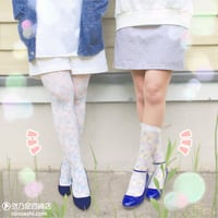 【キャラクターグッズ】カピバラさん　8T-0108【幾何学模様】プリントタイツ