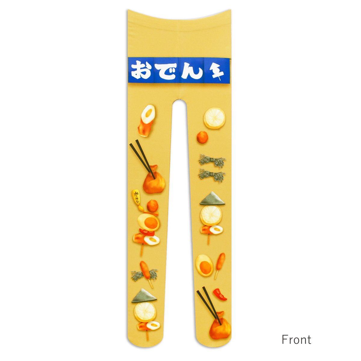 オリジナル】8T-0132【おでん】タイツ | 面白い！かわいい！プリント