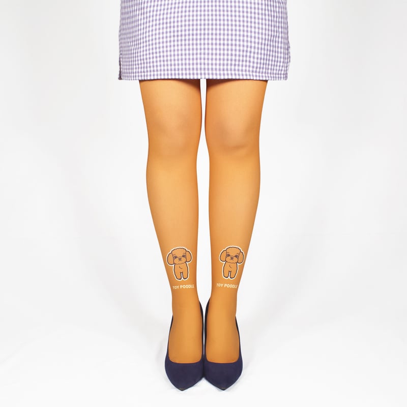アニマル】8T-0264【トイプードル】タイツ | 面白い！かわいい
