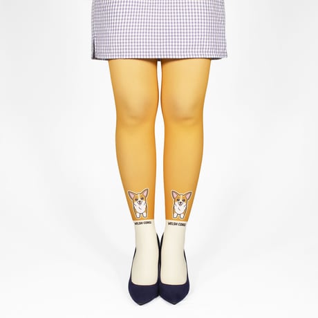 【アニマル】8T-0261【ウェルシュ コーギー】タイツ