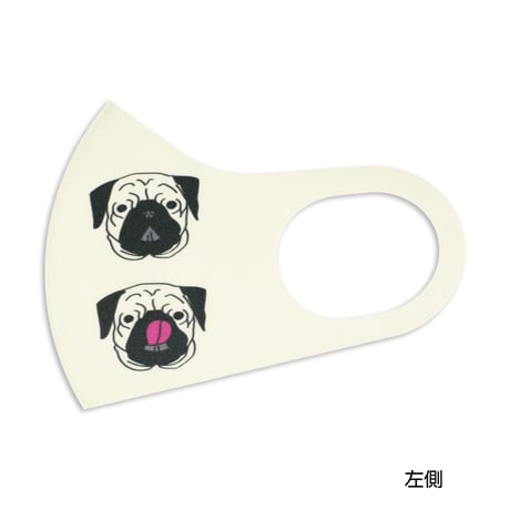 【アニマル】MS-0210【No Pug, no my life.】マスク
