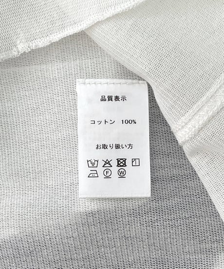 【コットン100％チュール】 透け感を味方につけて、着こなしの幅が広がるカットソー モックネック / 1168019