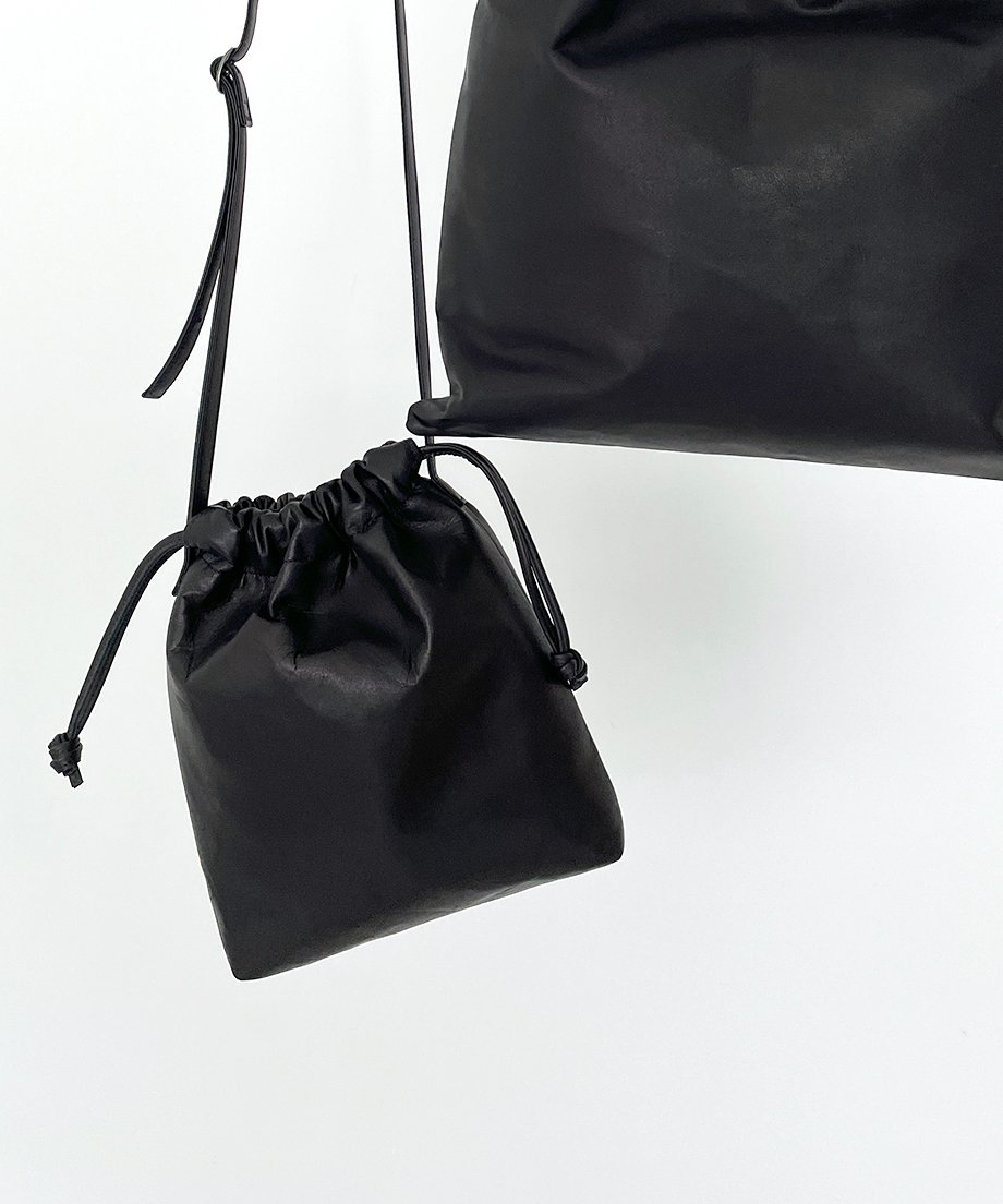 美品 BAGJACK レザーポシェット 巾着 BAGJACK（バッグジャック）の「【BAGJACK】レザーポシェット