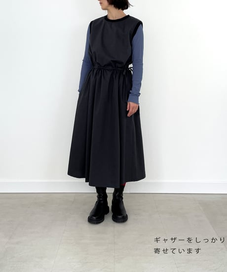 【コットンリヨセルウェザー】 これさえあればいつでも着られる、すっきりワンピ / 1165066