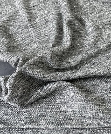 【リネン天竺】 ハンドレッドのこだわりリネン、肩線なしTシャツ / 1268029