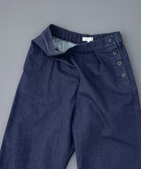 【定番品 ストレッチデニム】これなら毎日でも。大人のためのキレイめデニム マリンパンツ / 1164302