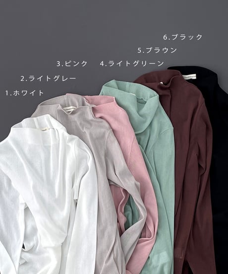 【コットン100％チュール】 透け感を味方につけて、着こなしの幅が広がるカットソー / 1168018