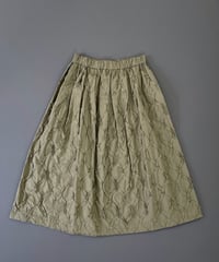 コットン 共布テープ 刺しゅう ・ ティアードスカート / 1153057