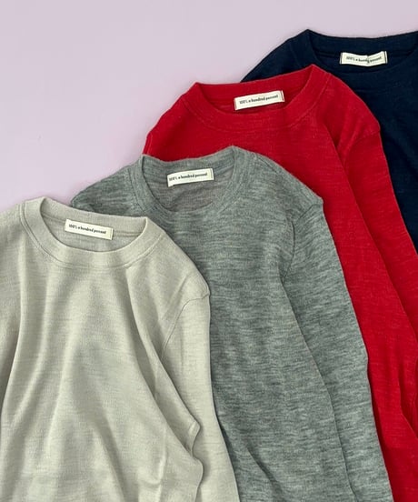 未使用】100% a hundred percentクルーネック ベスト