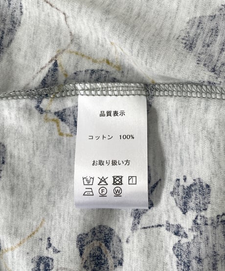 【バイオスムース花柄プリント】 お手軽なのに華やかなカットソー、ノースリーブ / 1168104