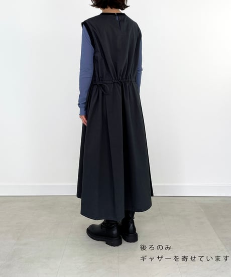 【コットンリヨセルウェザー】 これさえあればいつでも着られる、すっきりワンピ / 1165066